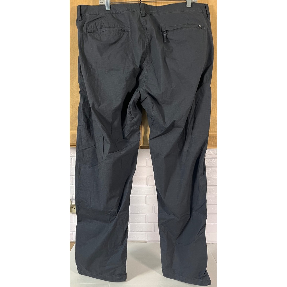 Mountain Hardwear Hiking Pants Mens 38/32 Black Ripstop Outdoor - Picture 2 of 6